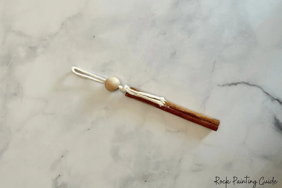 Perfect Macrame Christmas Trees Craft for Teens to try this Season 7 tape macrame cord end to cinnamon stick