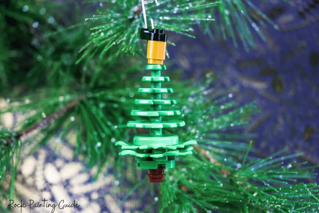 Fun Step-by-Step DIY Lego Christmas Ornaments For Kids 4 lego christmas tree craft