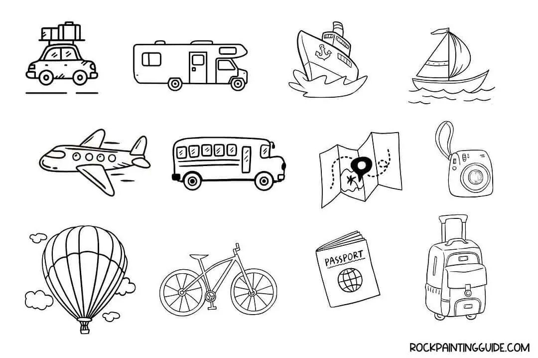 150 Cool Summer Drawing Ideas For All Ages (Free Download) 13 summer travel