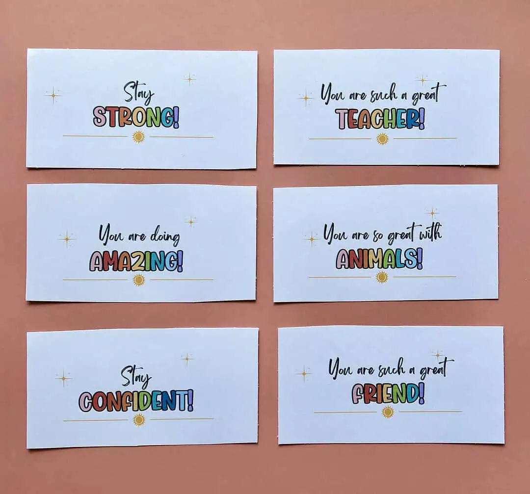 Spread Kindness with These Free Printable Kindness Cards 4 free printable kindness cards for teachers and friends.