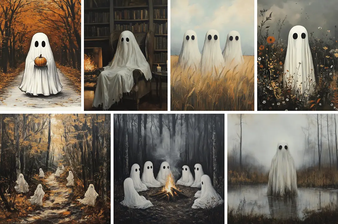 19 Hauntingly Fun Ghost Painting Ideas for All Ages 23 RPG blog graphics 2