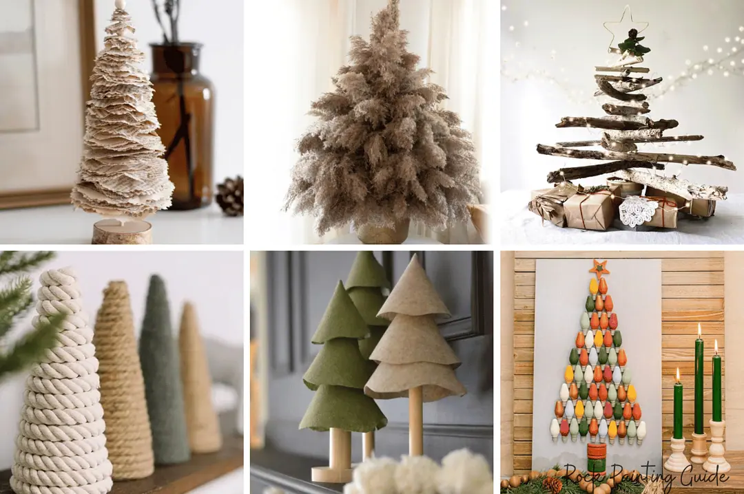 Rustic to Chic: 40 DIY Tabletop Christmas Tree Ideas To Make 3 RPG blog graphics