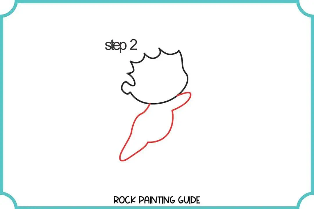 Learn How to Draw Cupid In 5 Simple Steps For Valentines Day 5 step 2 of drawing a cupid's body