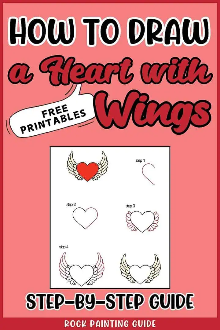 How to Draw a Perfect Heart with Wings for Valentine’s Day 10 a heart with wings and wings