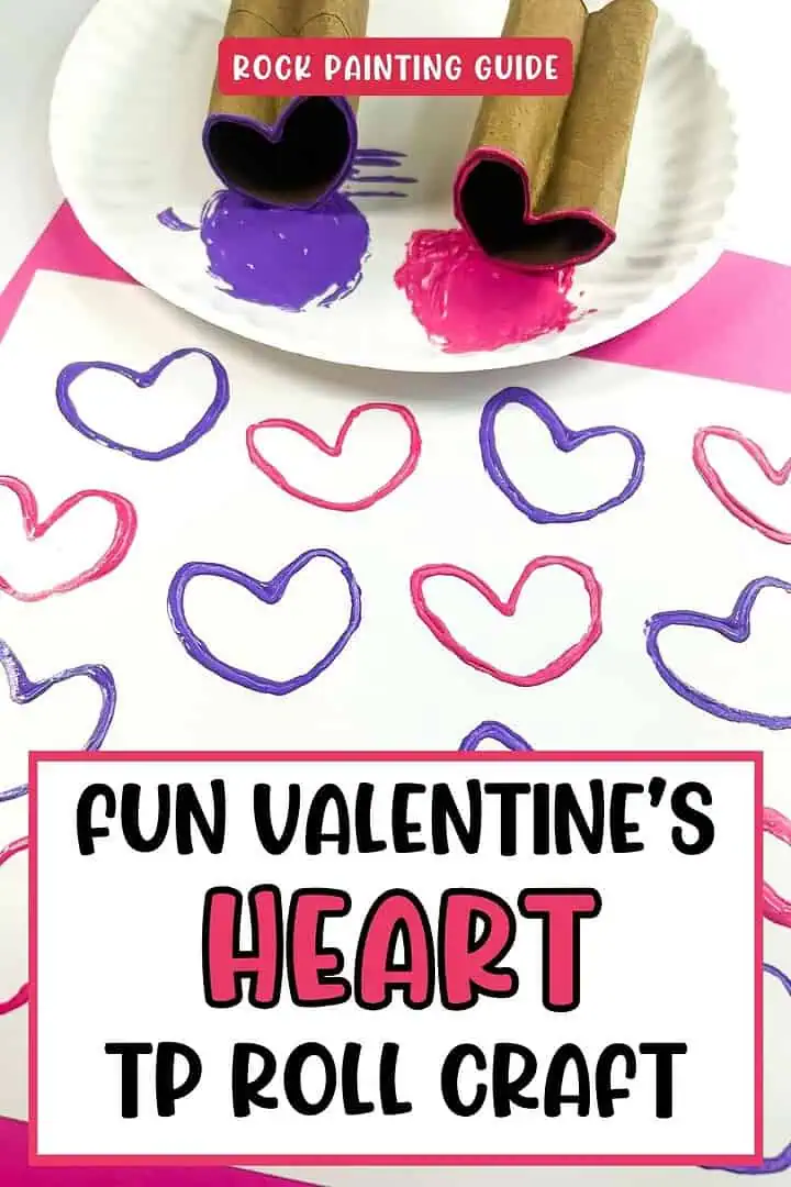 Create Valentine’s Day Fun with DIY Heart Stamp Craft 3 a plate with pink and purple hearts on it