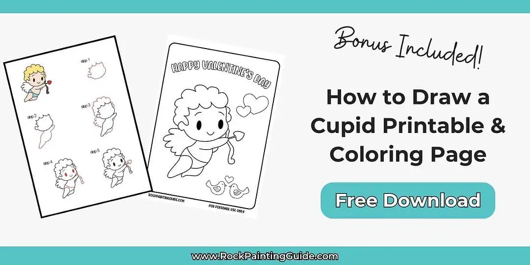 Learn How to Draw Cupid In 5 Simple Steps For Valentines Day 10 freebie optin