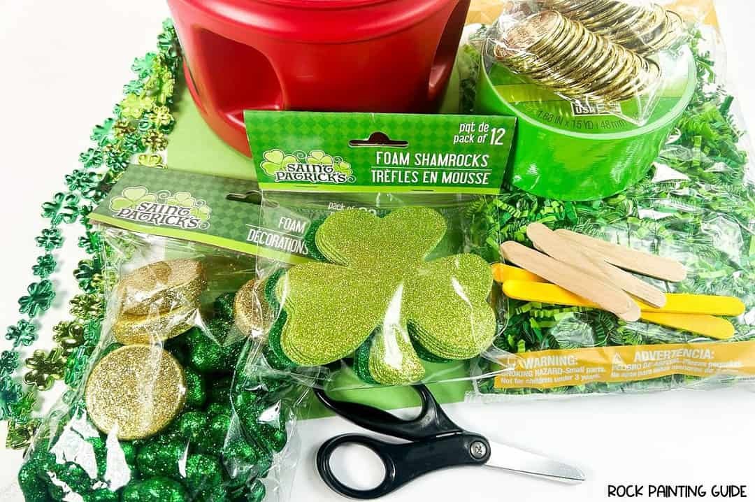 Make a Magical Leprechaun Trap in Minutes with Dollar Tree Finds 4 craft supplies