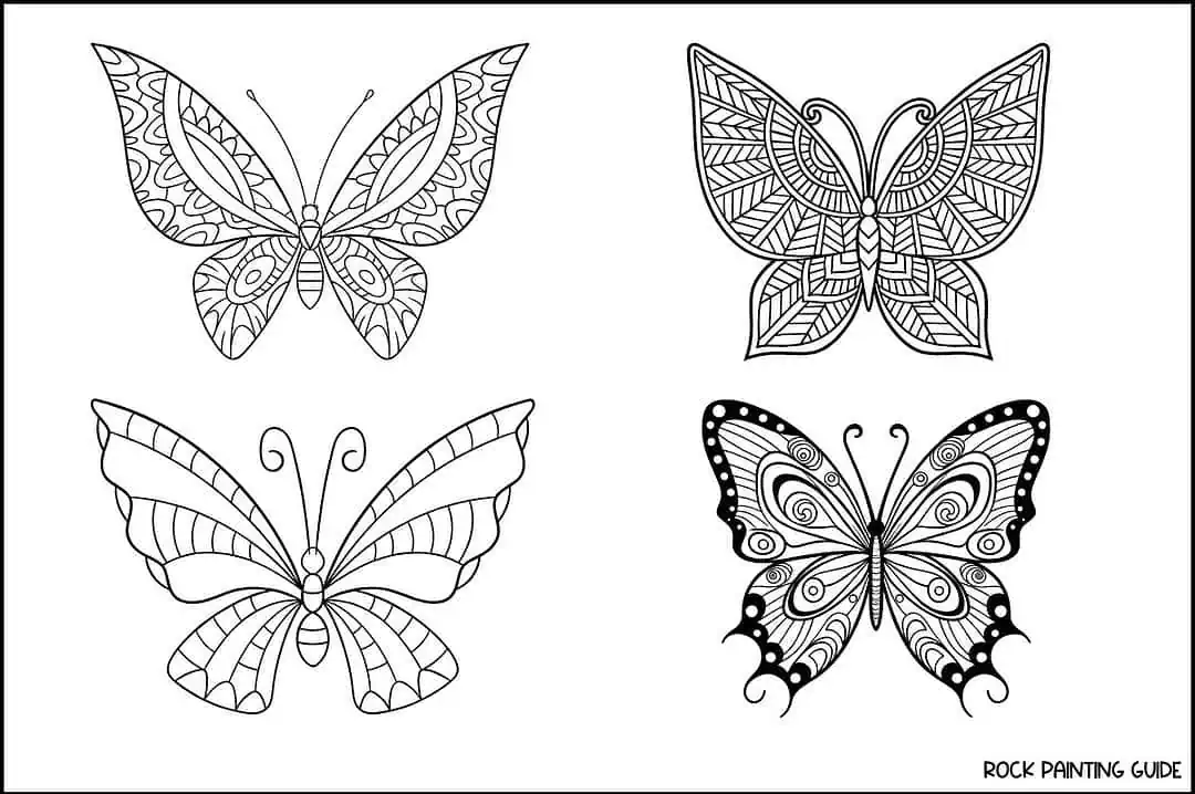 40 Enchanting Butterfly Drawing Ideas for Every Artist 11 mandala butterflies