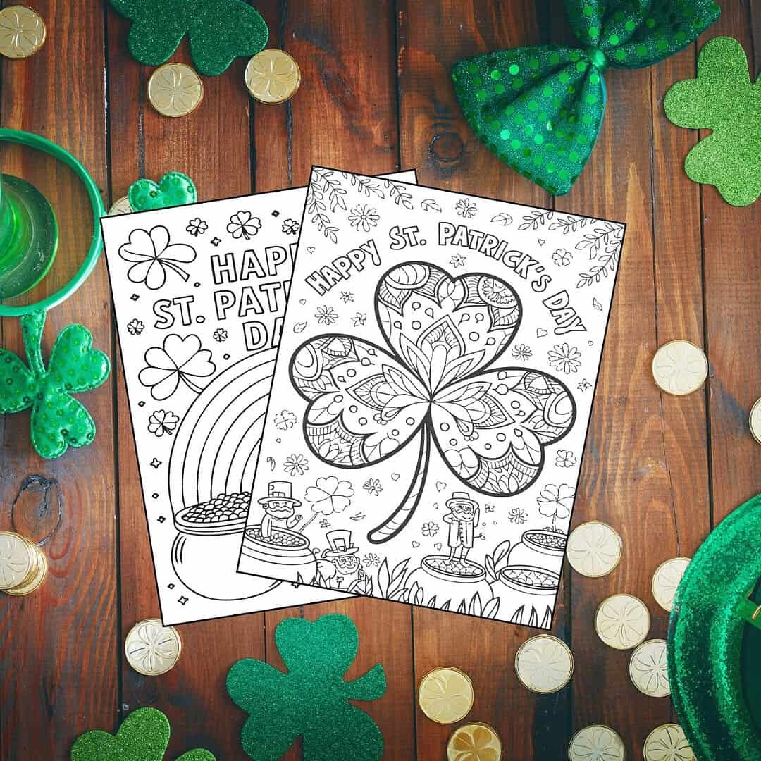 5 Fun and Free St. Patrick's Day Coloring Pages for All Ages 3 St. Patrick's day coloring pages