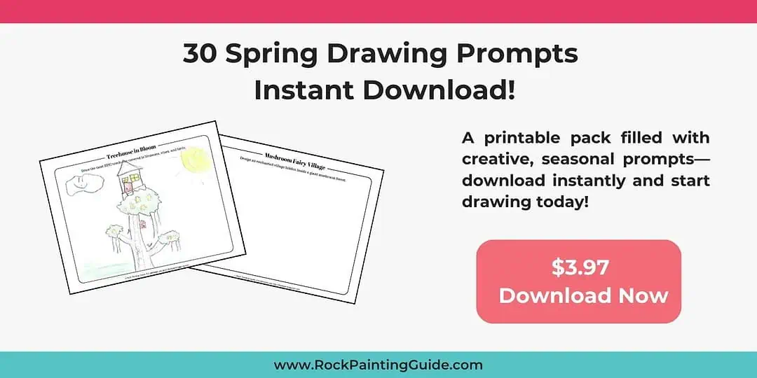 30 Fun and Creative Spring Drawing Prompts for Kids 4 freebie optin