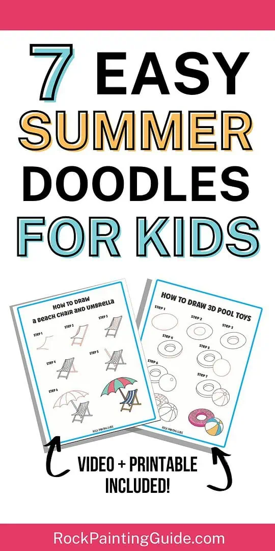 7 Awesome Summer Step-By-Step Doodles for Kids 12 summer step by step doodles for kids