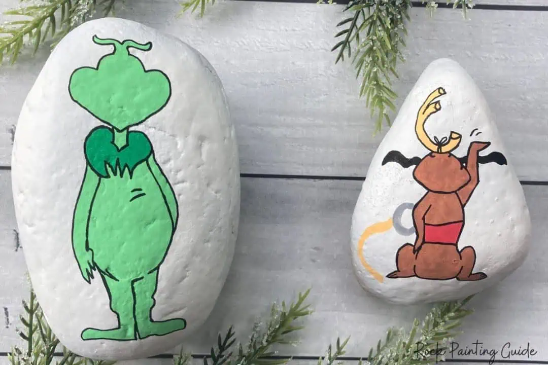 Easy DIY Grinch and Max Painted Rocks Your Family Will Love 8 grinch and max painted rocks