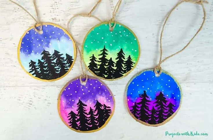 christmas paintings ideas for kids