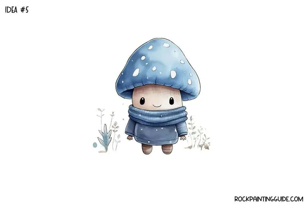 35+ Mushroom Drawing Ideas: Cute, Easy & Whimsical 8 cozy kawaii mushroom drawing