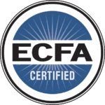 ECFA Certified badge for financial integrity and trust.