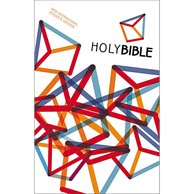 Modern geometric design on a Bible cover with "Holy Bible" text, perfect for church and faith-relate.