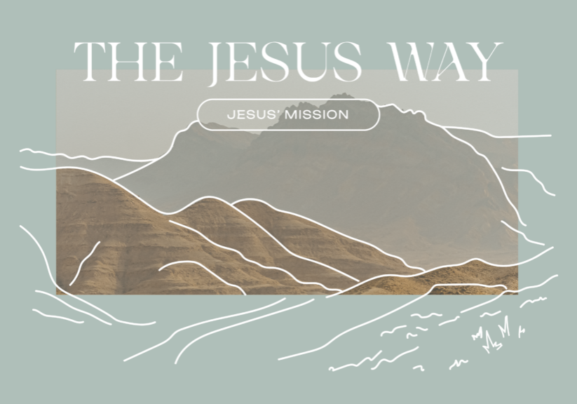 Scenic view of Jesus Way with mountain landscape at Rolling Hills Church.