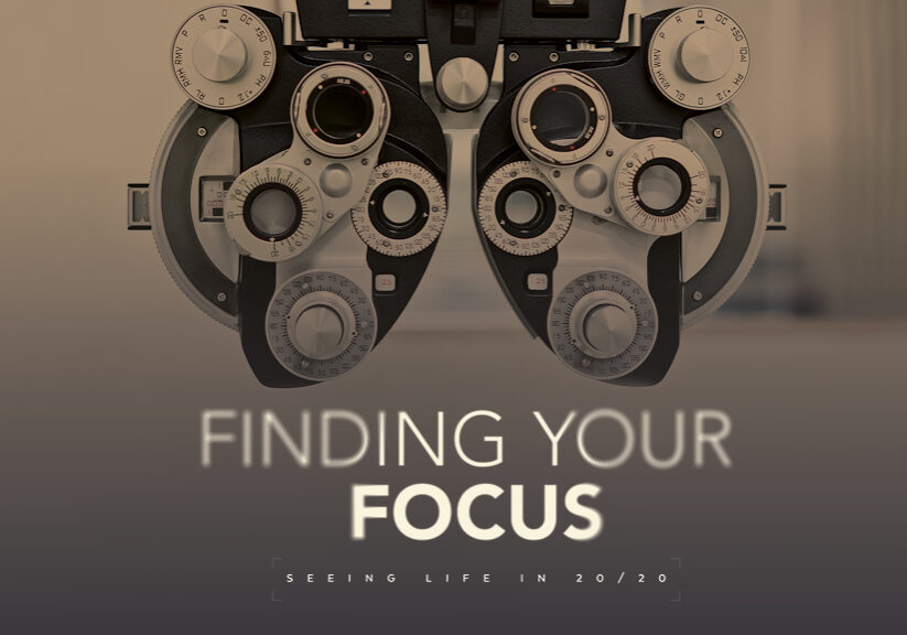 Optical exam equipment used for vision testing at Rolling Hills Community Church.