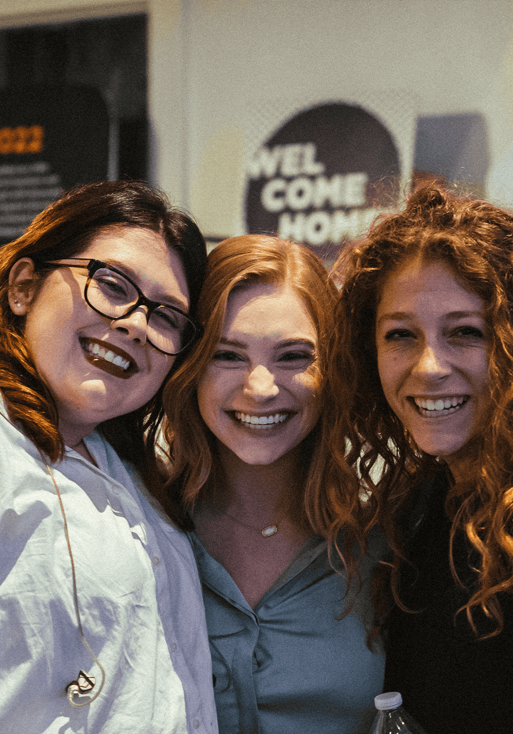 Women community group smiling at Rolling Hills Church event.