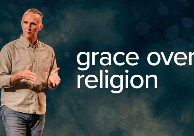 Man speaking about faith and spirituality at Rolling Hills Community Church.