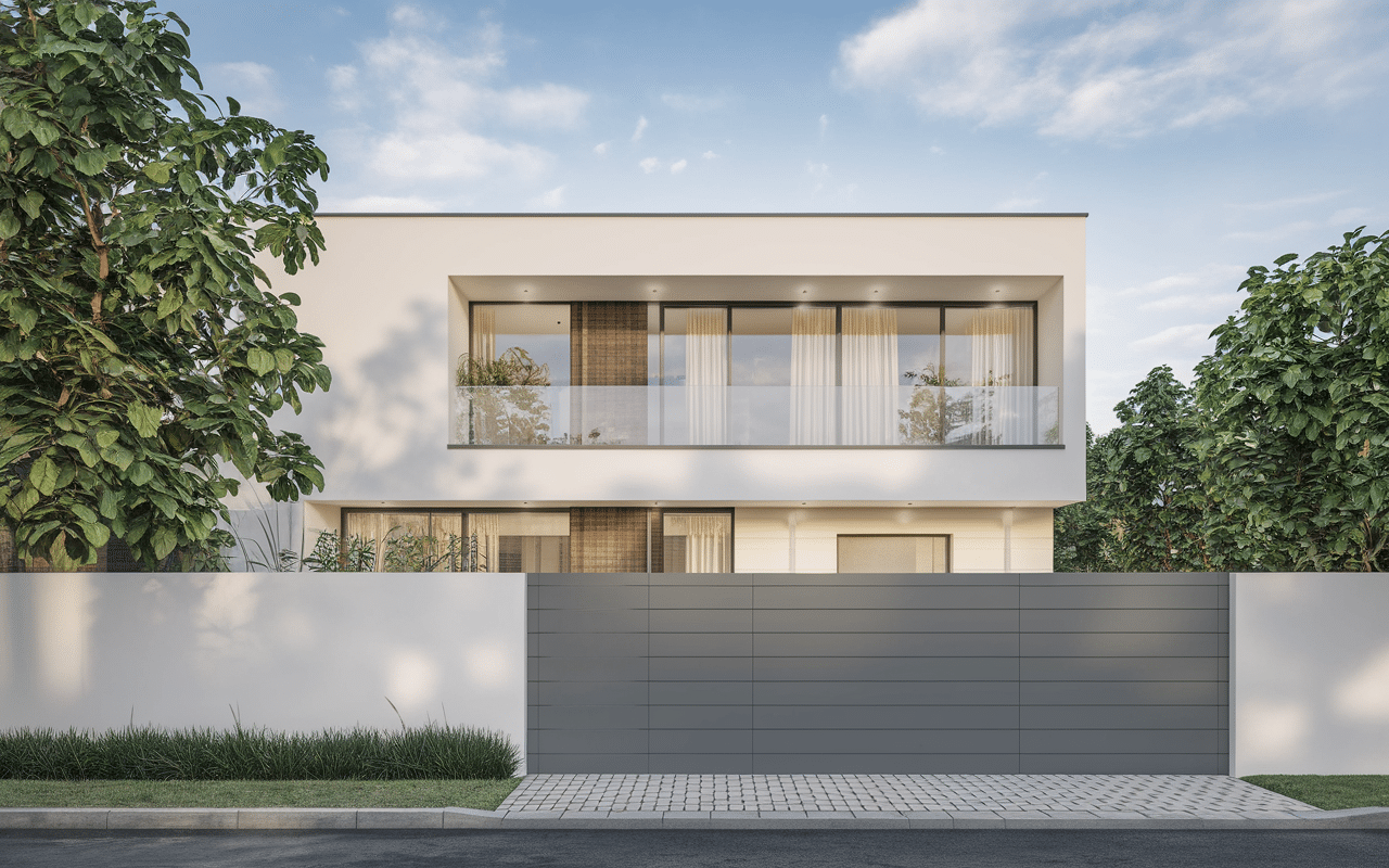 Menuiseries RAL 2900 modernes