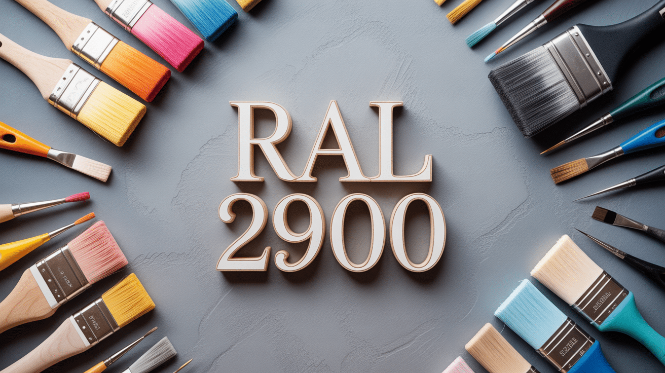 Échantillon de RAL 2900 design professionel