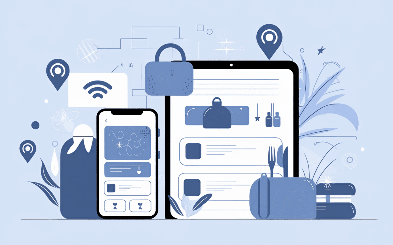 Interfaces apps restos avec réductions