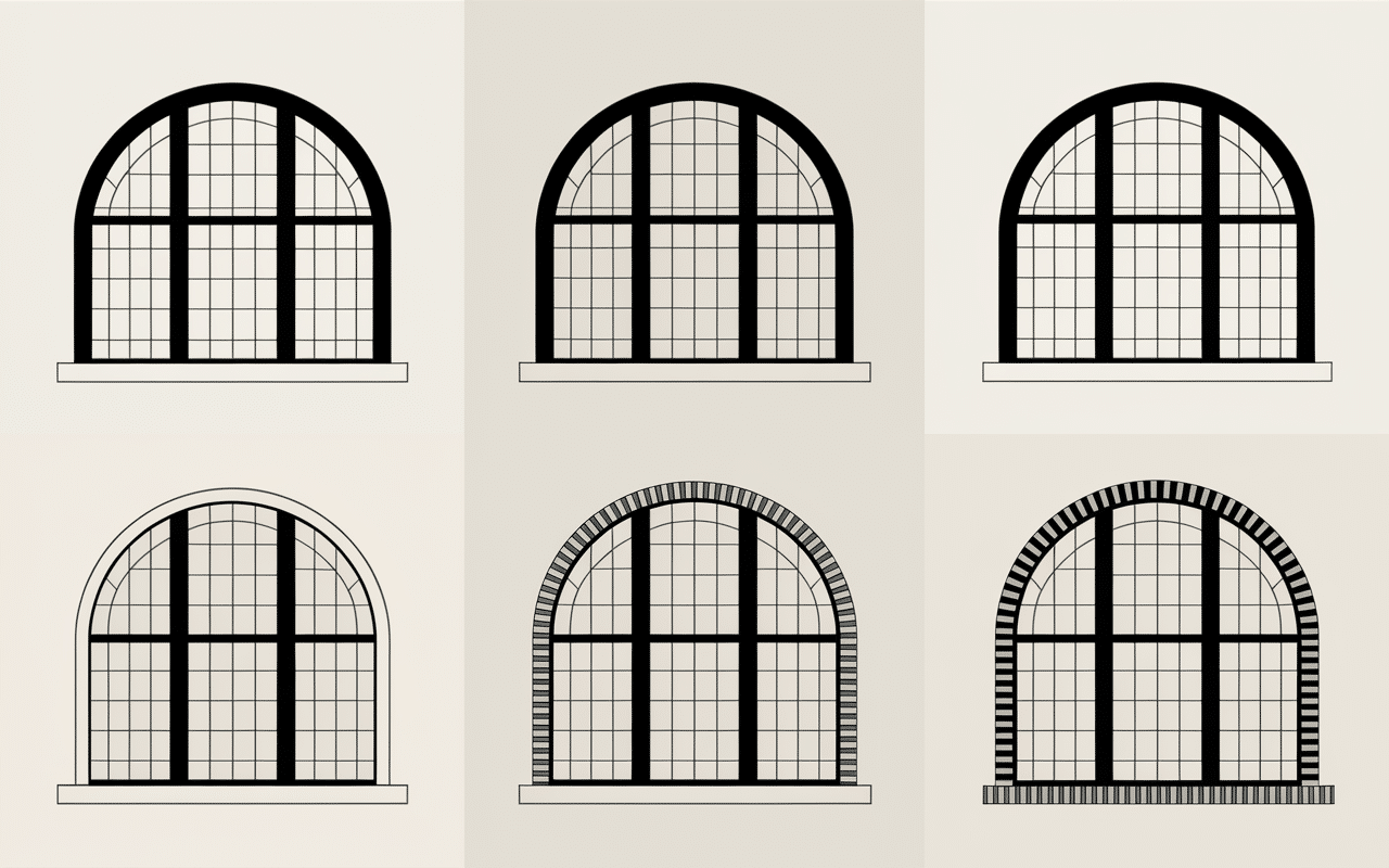 Schéma technique bow window