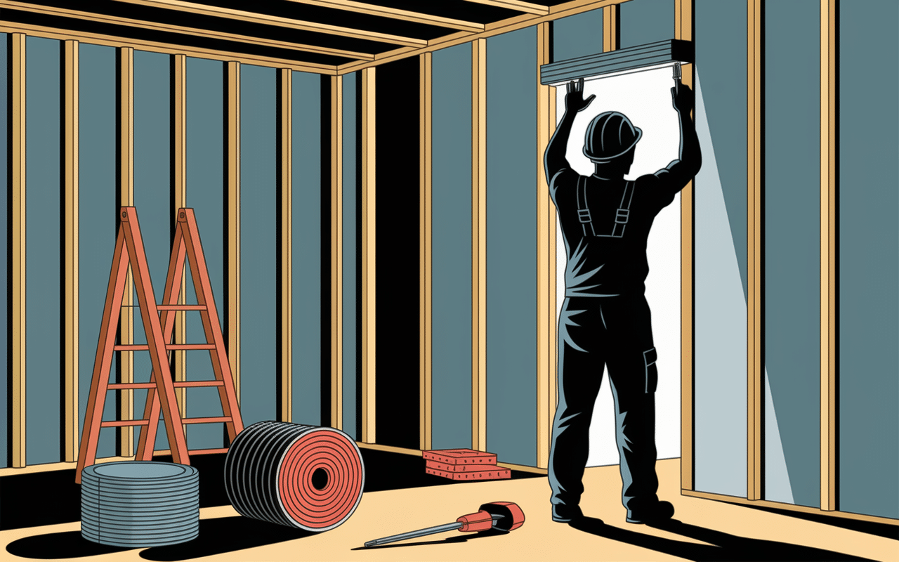 Renovation isolation composition des murs maison phenix chantier