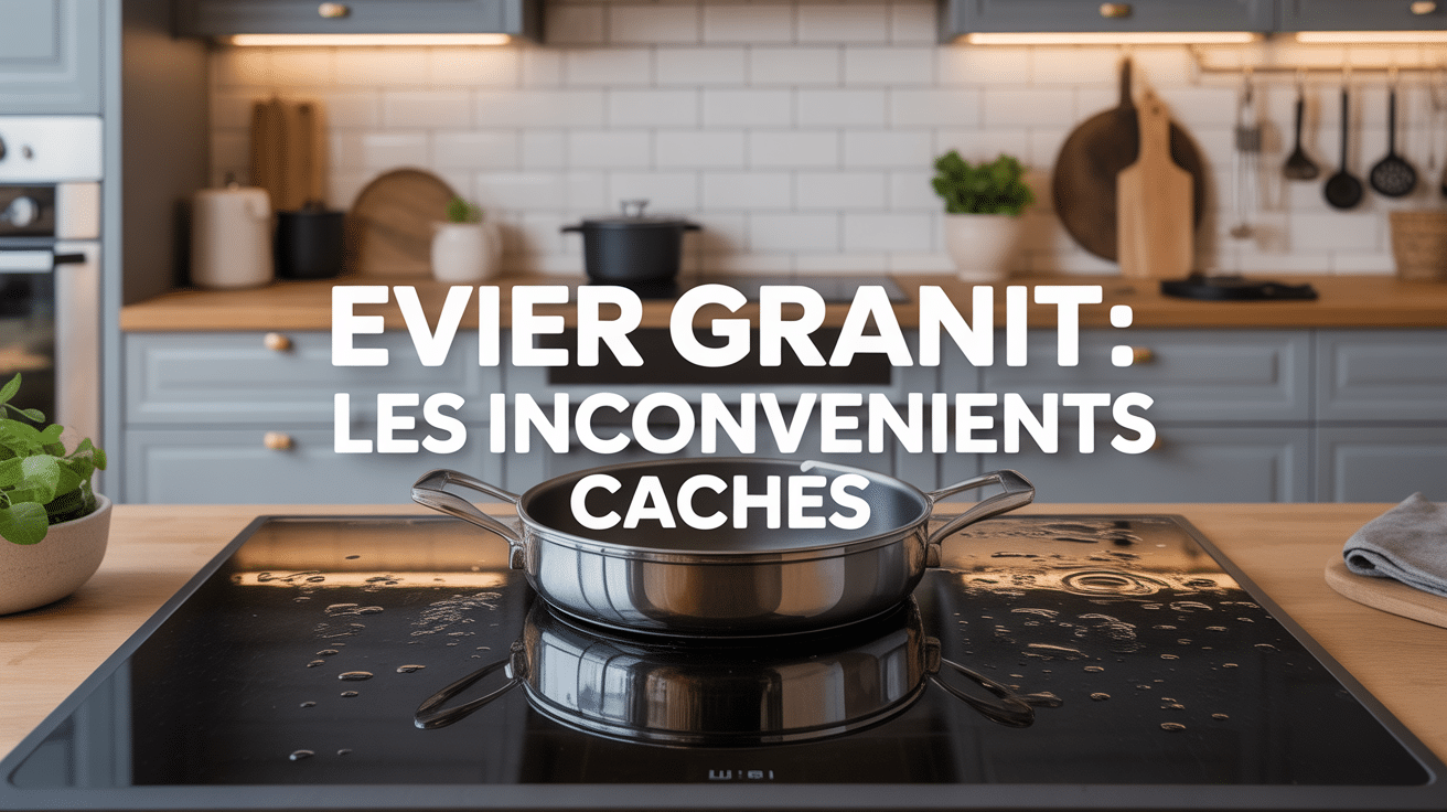 evier granit inconvenient tache cuisine