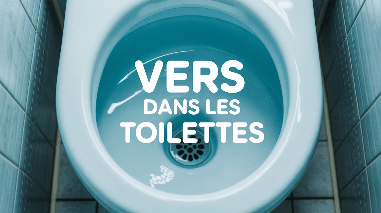 vue cuvette vers dans les toilettes