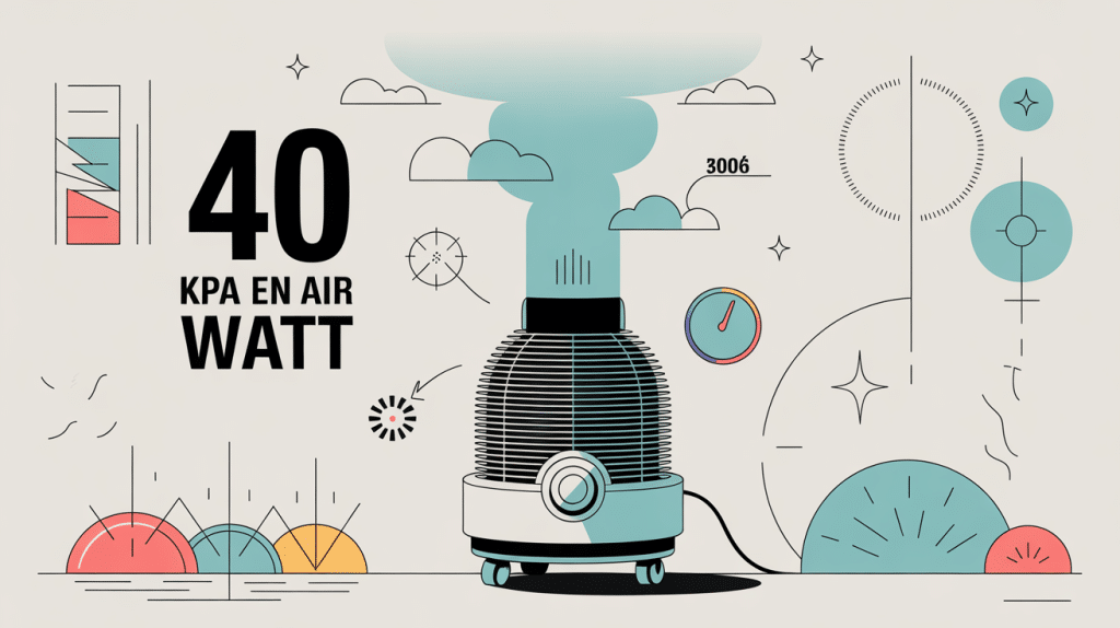40 kpa en air watt indicateurs performance aspirateur