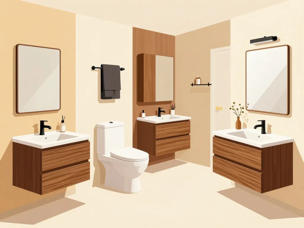 différents styles aubade salle de bain et optimisation espace