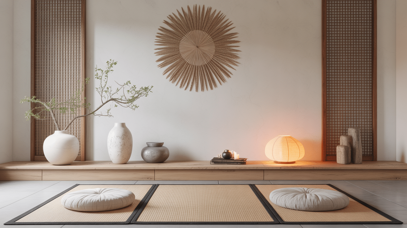 Maison Asie intérieur style japonais minimaliste zen