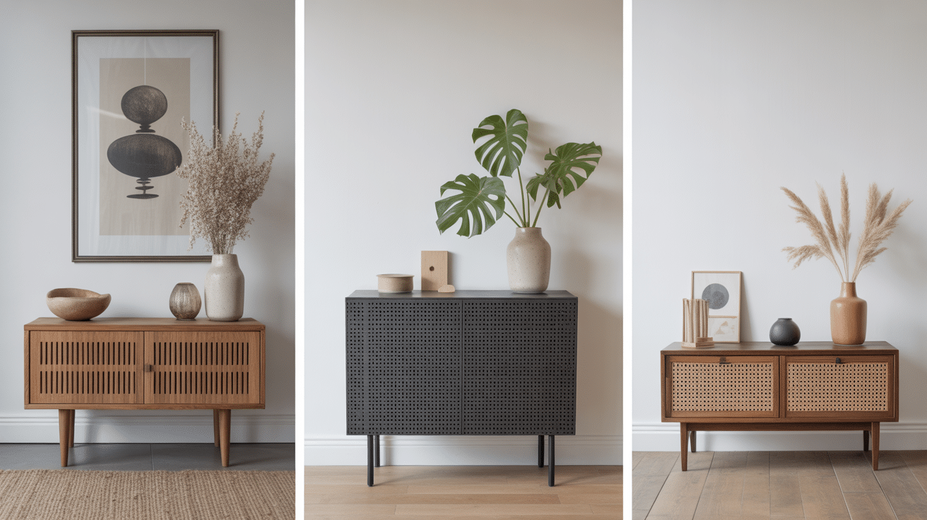 meuble sur radiateur bois ajouré métal perforé panneau traité