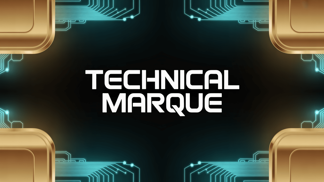 Technical marque illustration circuits engrenages