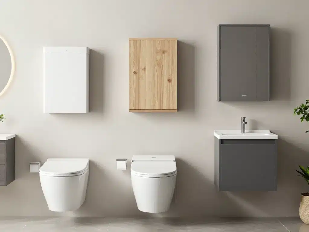 divers styles wc suspendu meuble compact medium haut gamme