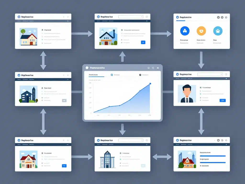 schéma data flow castorus immobilier investisseurs