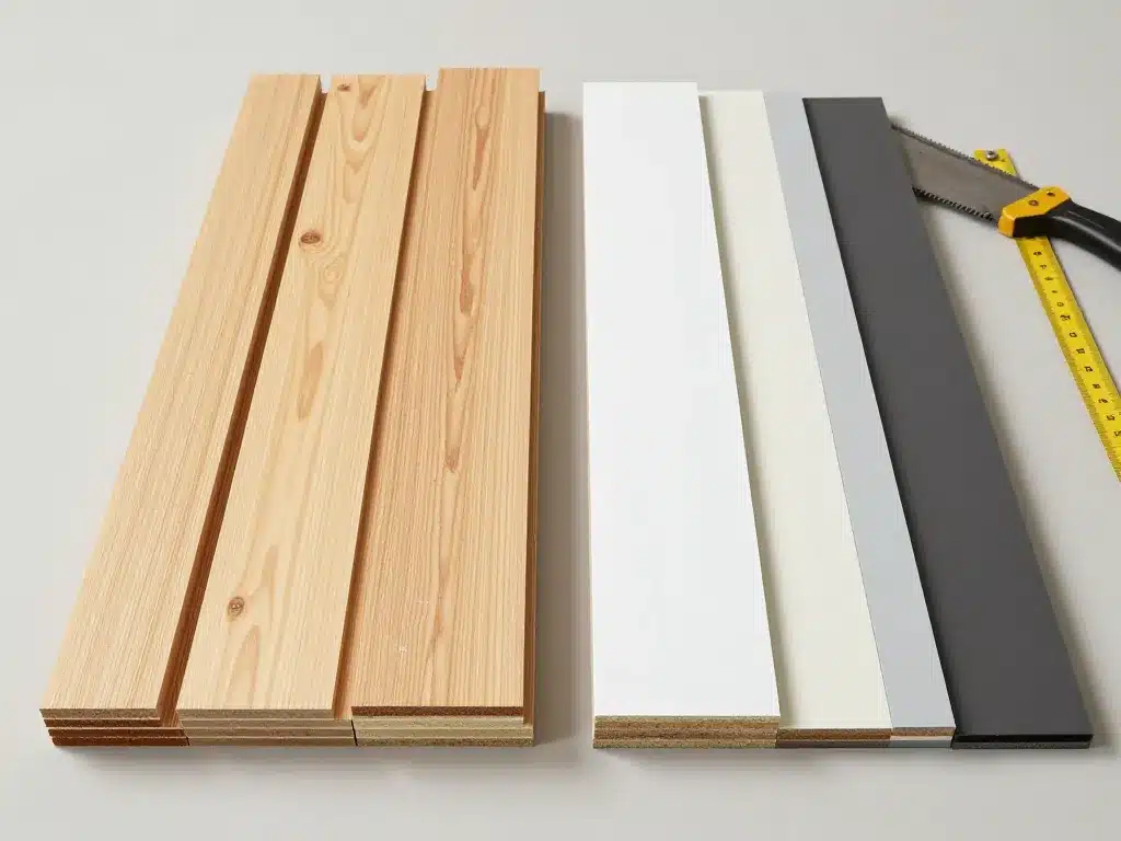 Comparatif planches de coffrage bois et PVC