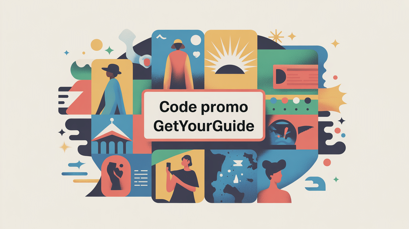 Illustration code promo GetYourGuide économie voyage
