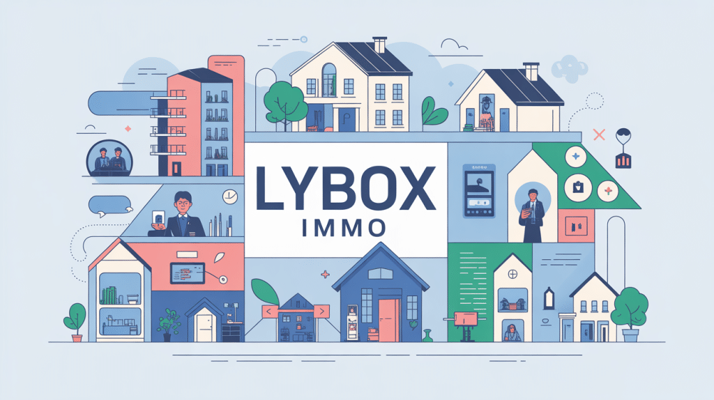 Illustration lybox immo gestion digitale immobilière
