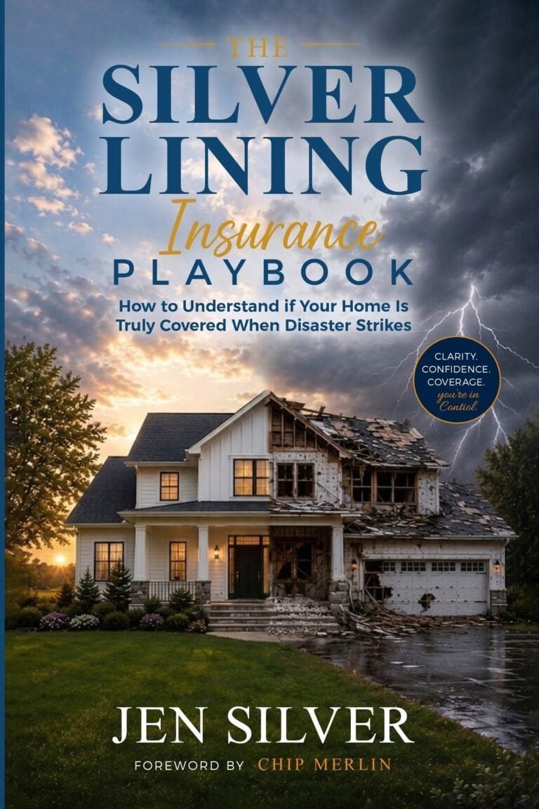 The Silver Lining Insurance Playbook by Jen Silver, book cover