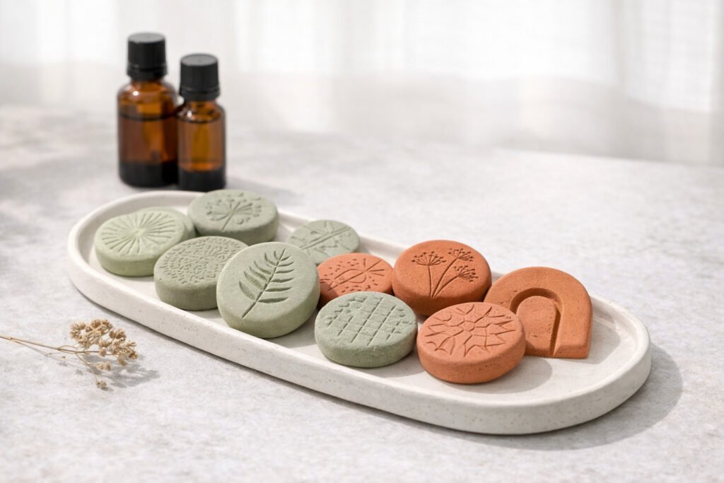 DIY Clay Diffuser Stones That Smell Amazing