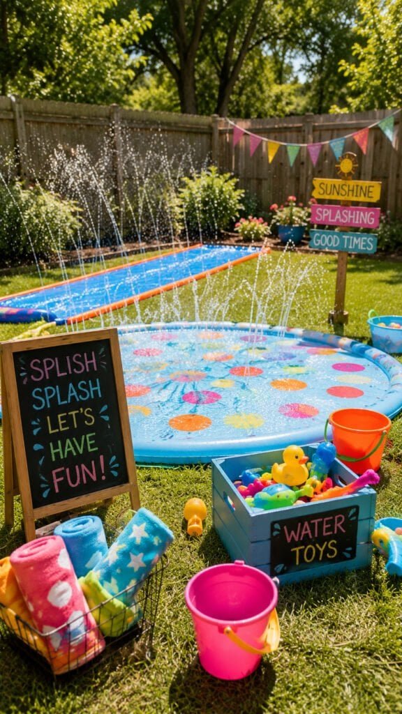 Summer fun in the backyard