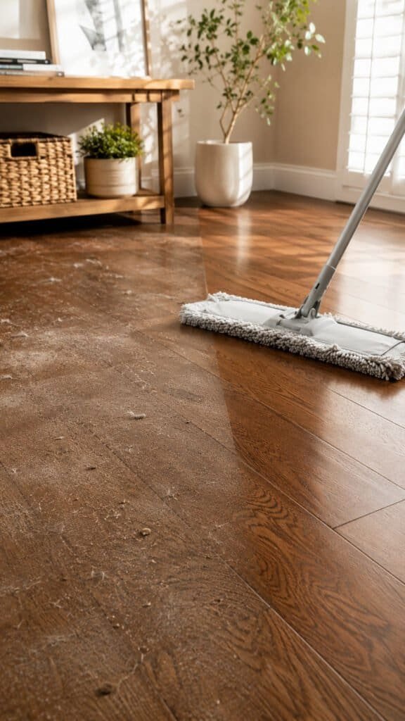 clean wood floors