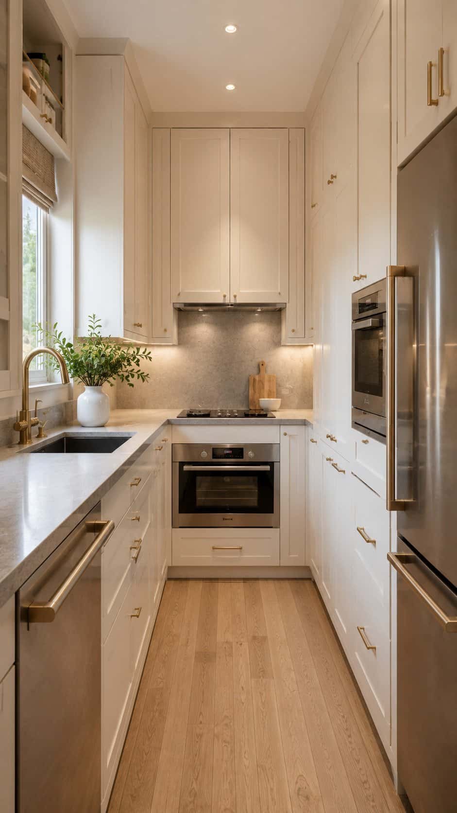 galley kitchen