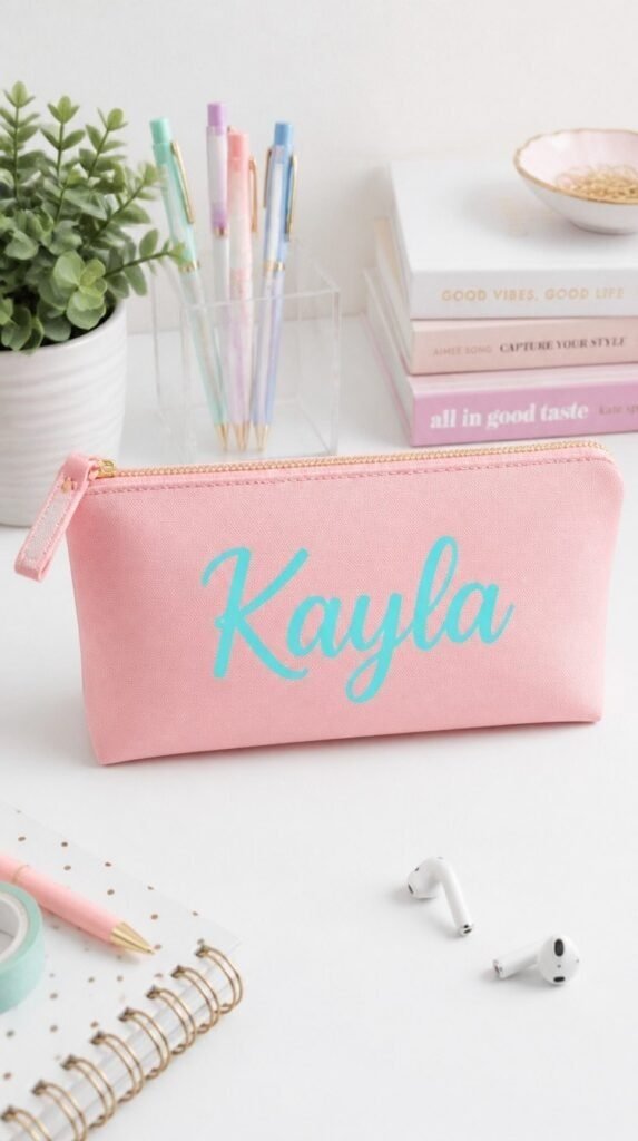DIY Cricut Pencil Pouch
