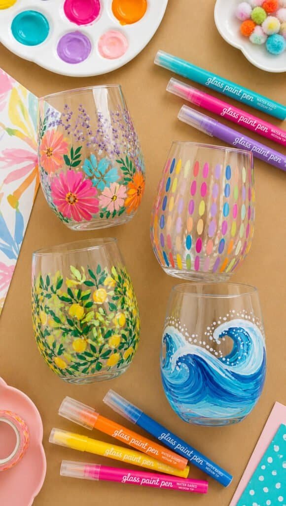  Wine Glass Painting Night