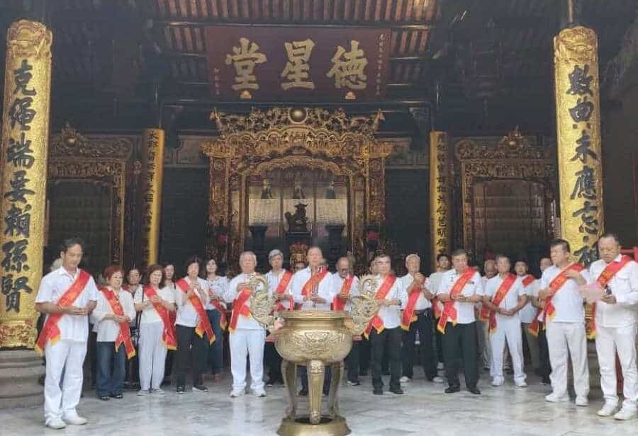 A traditional ancestral hall in Taishan, Guangdong — the physical anchor of Lin clan identity in the Wuyi region, where generation poems are recited and ancestors honored.