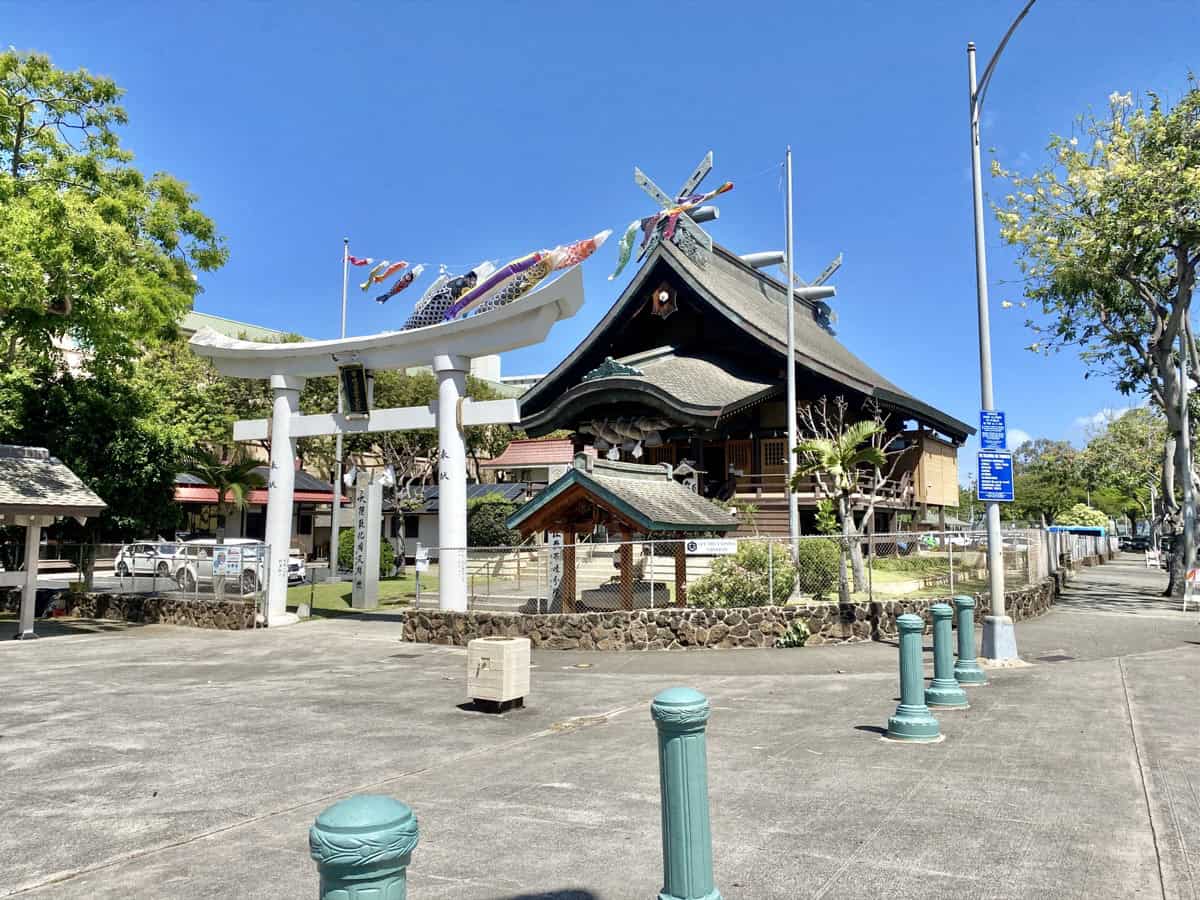The Izumo Taishakyo Mission building in Honolulu's Chinatown.